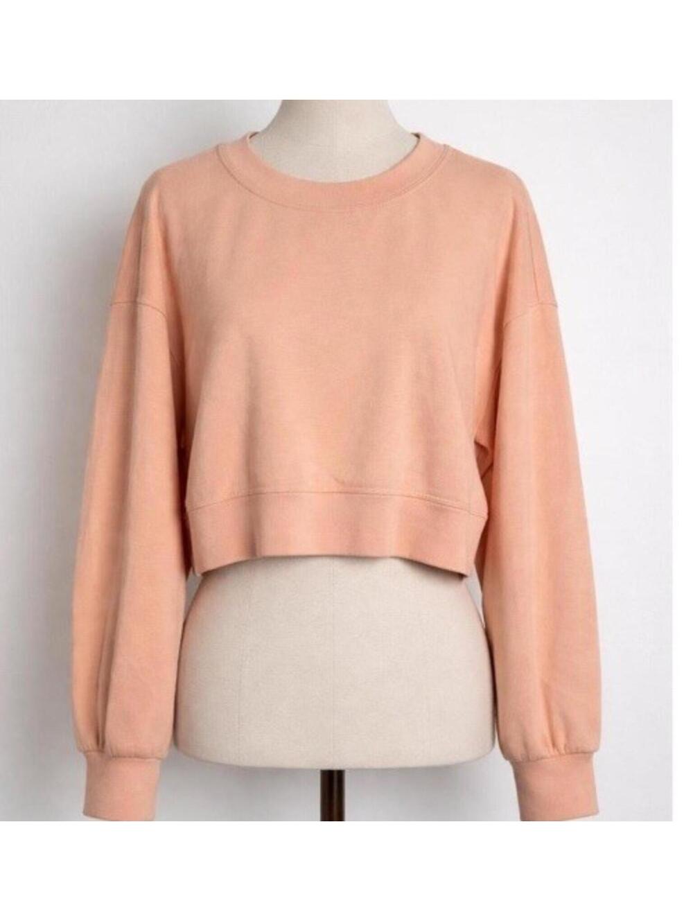 Lululemon Perfectly Oversized Softstream Peach Crewneck Sweatshirt Size 2